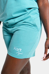 Teal Essential FLVR Shorts - FLVR Apparel