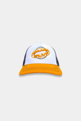 FLVR Capsule: Yellow Logo Trucker Cap - FLVR Apparel
