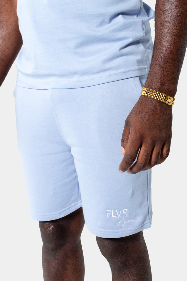 Blue Essential FLVR Shorts - FLVR Apparel