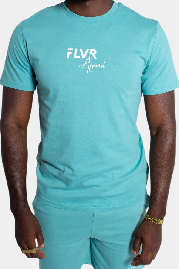 Teal Essential FLVR T-Shirt - FLVR Apparel